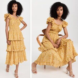 NEW Cleobella Dita Floral Midi Dress